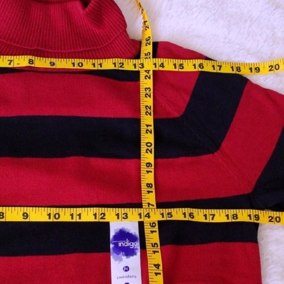 NWT TURTLE NECK SWEATER INDIGO - Picture 4 of 8